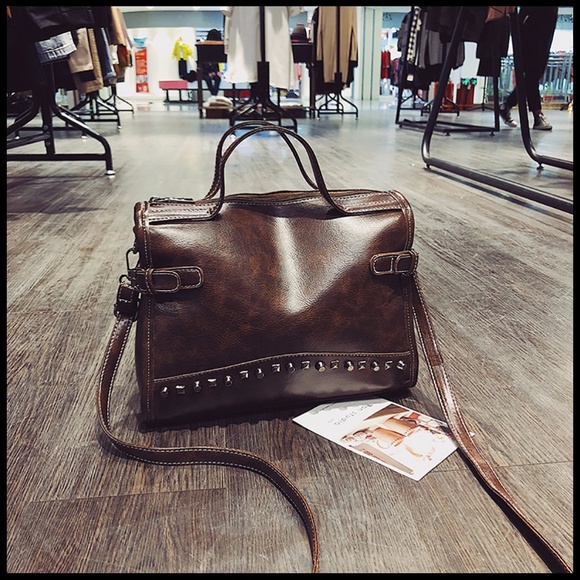 NEW HELENA Studded Tote Crossbody - Picture 4 of 8